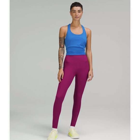 Lululemon Women’s Swift Speed High Rise Tight 28” Sz 20 MGPR Magenta Purple NWT - Picture 3 of 8